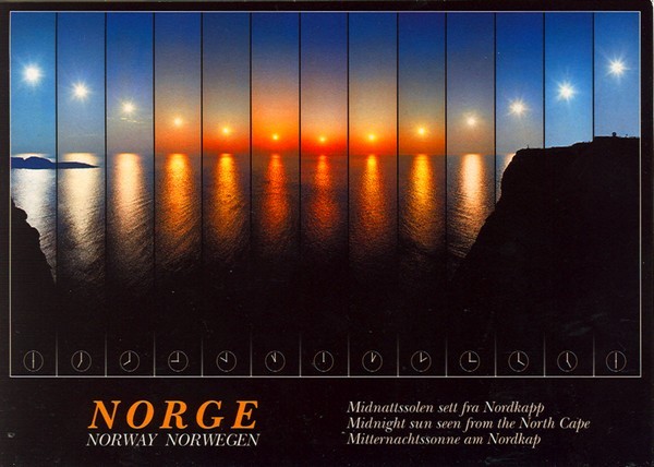 norsko-bila noc-pohled