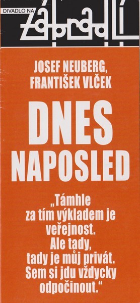 dnes naposled program