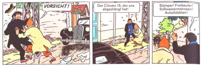 tintin ulice
